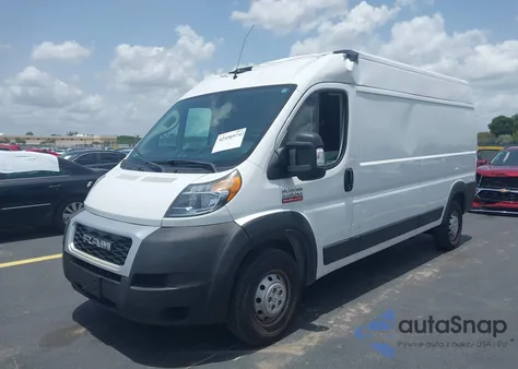 2021 Ram Promaster 2500 High Roof 159 Wb from USA, damaged, VIN 3C6LRVDG5ME543811